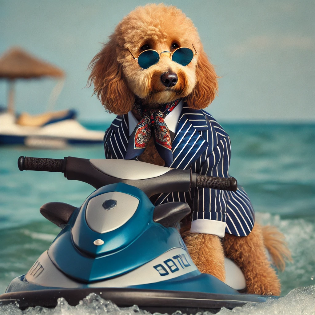 doodle op waterscooter: spelletje